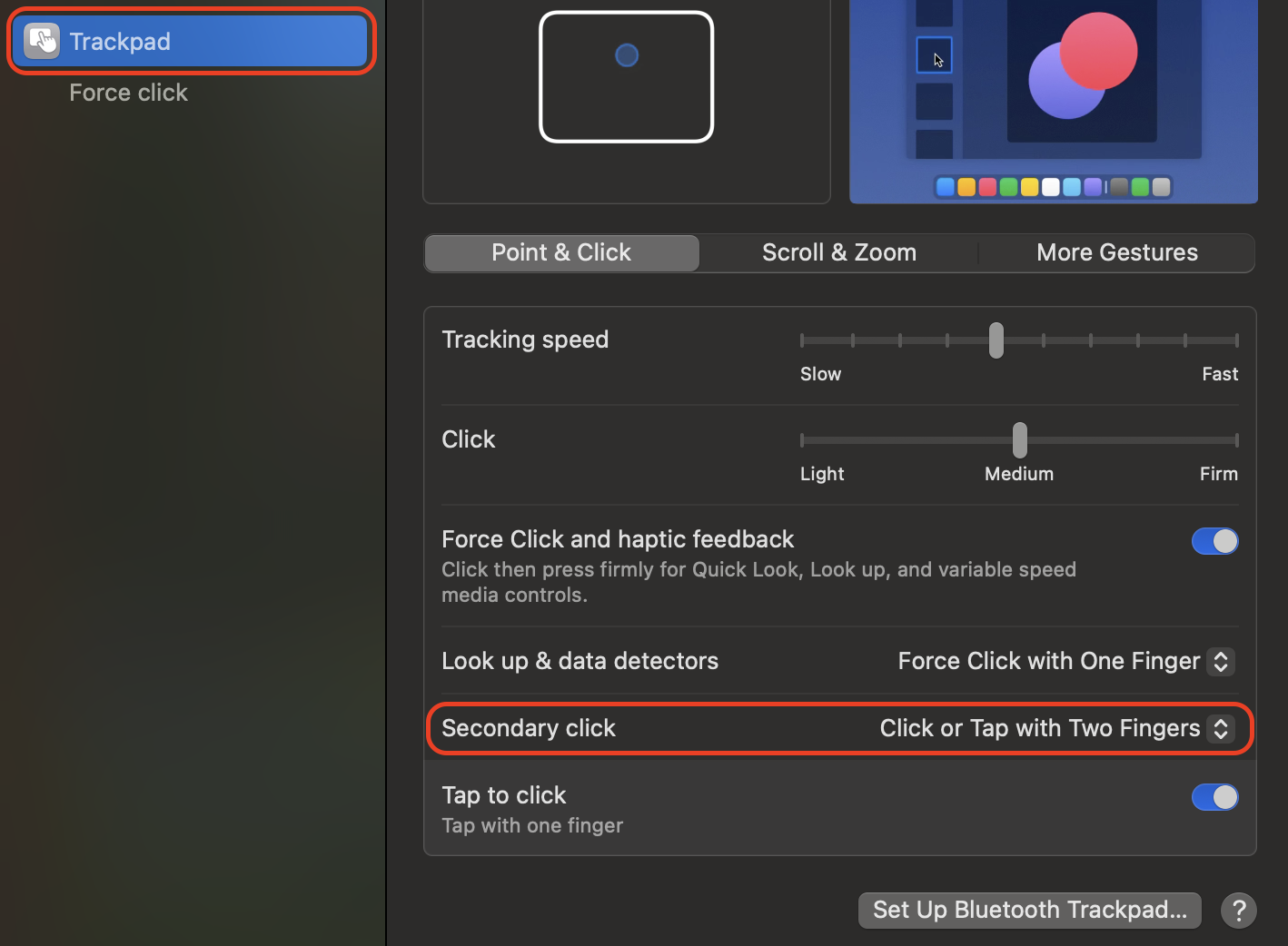 Open System Settings on your Mac, navigate to Mouse or Trackpad settings, and enable Secondary click to activate right-click functionality for easier navigation.