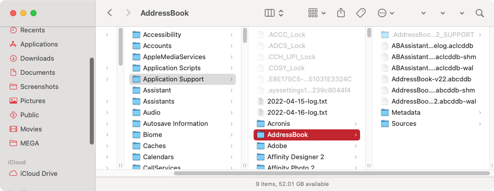 In ~Library/Application Support, you should see a folder call AddressBook. Move the contents of this somewhere (in case you need to restore them later). This should force Contacts to rebuild its database.