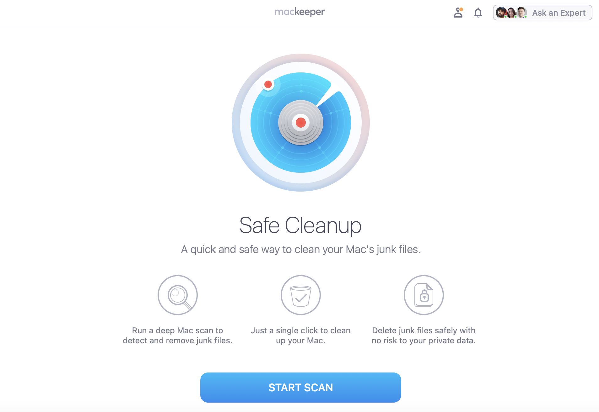 An automatic app cleaner tool, like MacKeeper, can help you manage cache and stabilise your memory usage in just a few clicks.