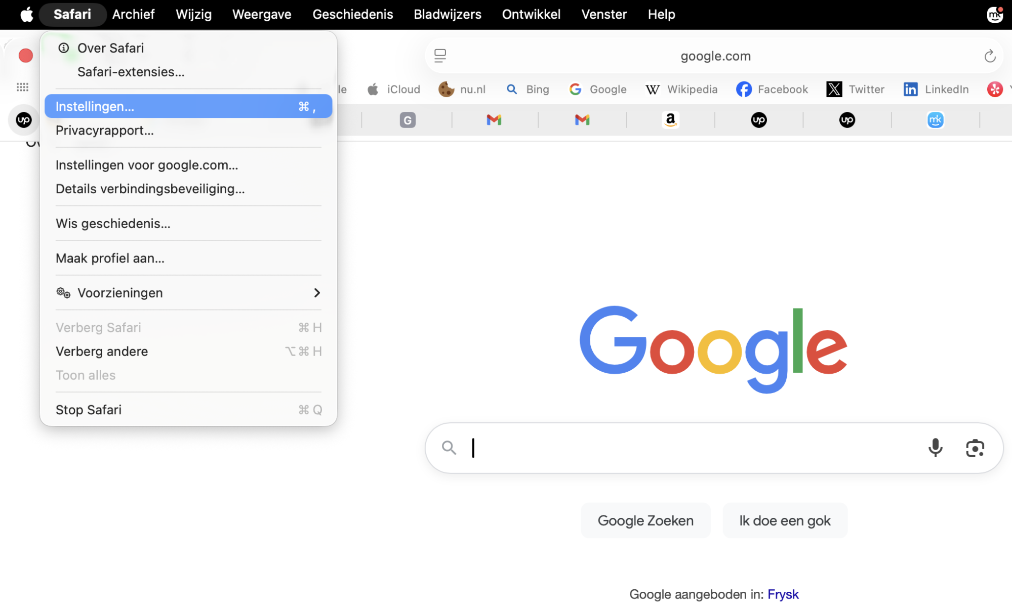 Om extra zeker te zijn dat alles klopt, ga je naar de Chrome-instellingen. Daar kun je precies controleren waar de startknop je naartoe brengt.