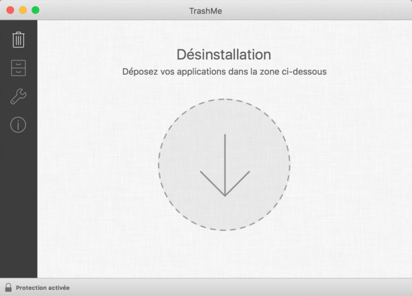 TrashMe est un logiciel de nettoyage pour Mac simple à utiliser et qui peut facilement supprimer les fichiers et programmes dont vous ne voulez plus. Doté d’une interface utilisateur basique, il peut efficacement libérer de la mémoire RAM et de l’espace disque indispensables à votre Mac.