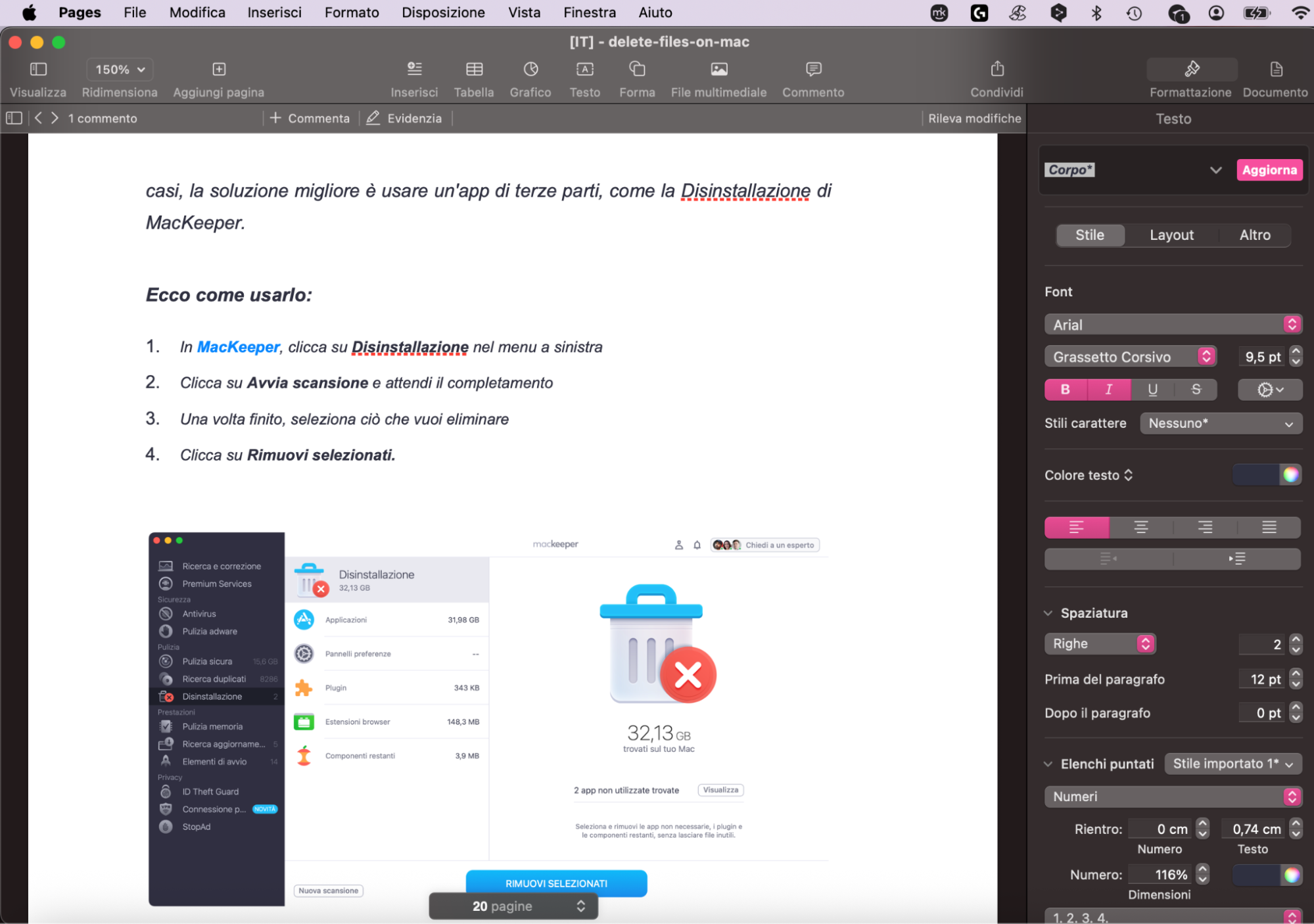 Se hai problemi con Word su Mac, l'app Pages di Apple è un'ottima alternativa. Ed è anche gratuita.