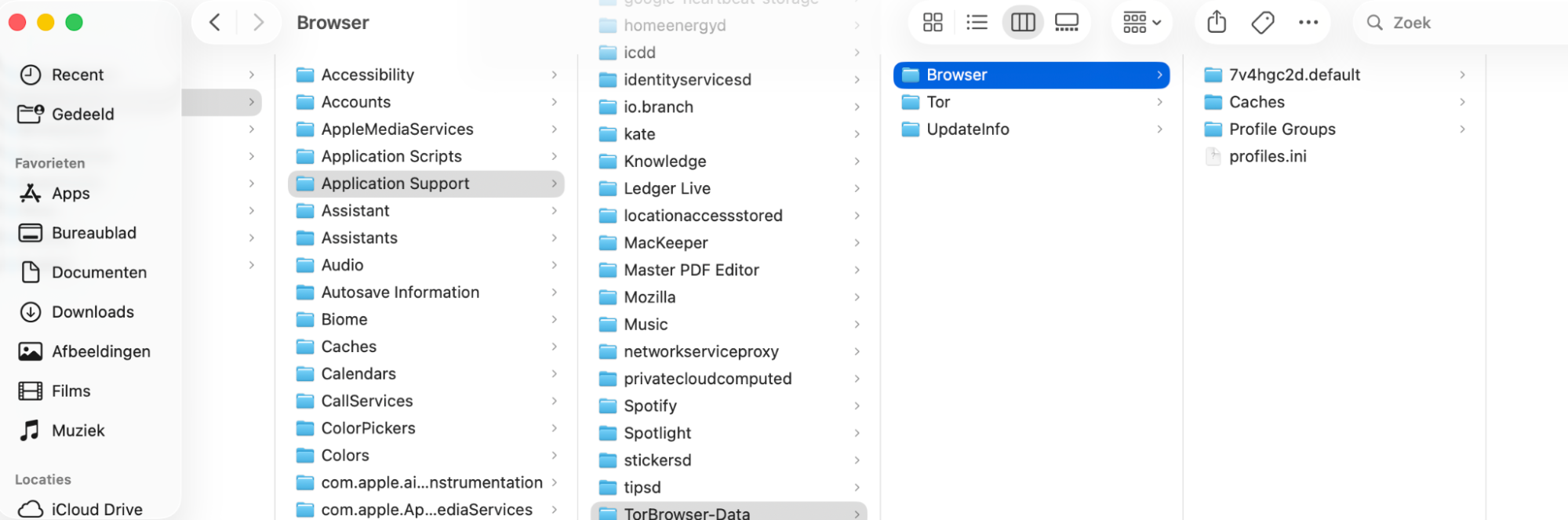 In Bibliotheek > Caches zie je veel mappen. Deze bevatten tijdelijke bestanden (caches) van alle verschillende apps die op je Mac zijn geïnstalleerd.