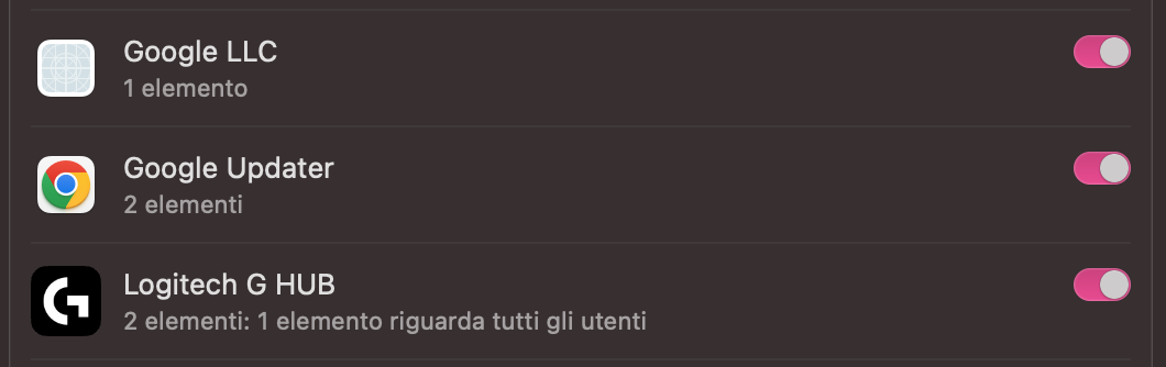 Puoi anche andare nella sezione Consenti in background per chiudere le app e i processi che vuoi disattivare. Ti basta disattivare l’interruttore accanto a ciascuno.