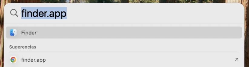 Para liberar espacio en tu iCloud Drive, empieza por abrir Finder. Puedes hacerlo con Spotlight. iCloud Drive ocupa mucho espacio en Mac.