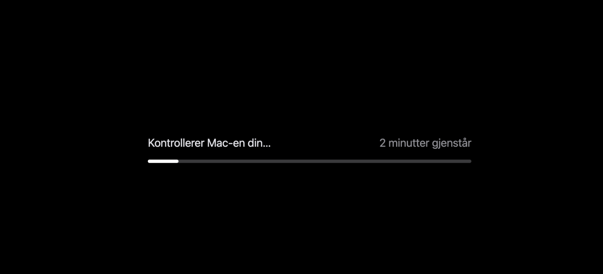 Nå må du la Macen kjøre en fullstendig diagnostisk vurdering av enheten for å finne ut om noen maskinvareproblemer bidrar til at Macen er treg.