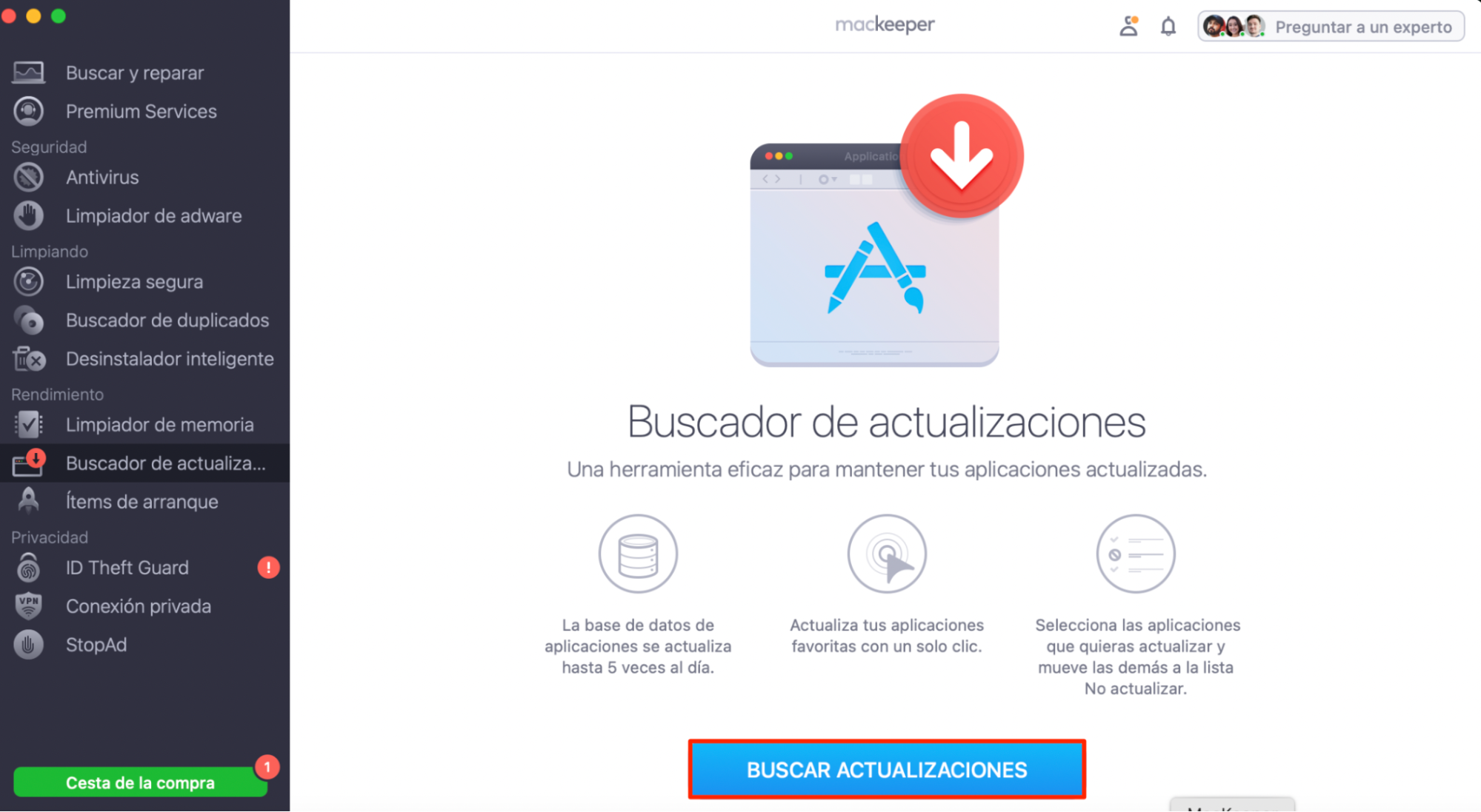 Utiliza el Rastreador de actualizaciones de MacKeeper para actualizar Zoom en tu Mac. Utiliza el Rastreador de actualizaciones de MacKeeper para actualizar Zoom en tu Mac.
