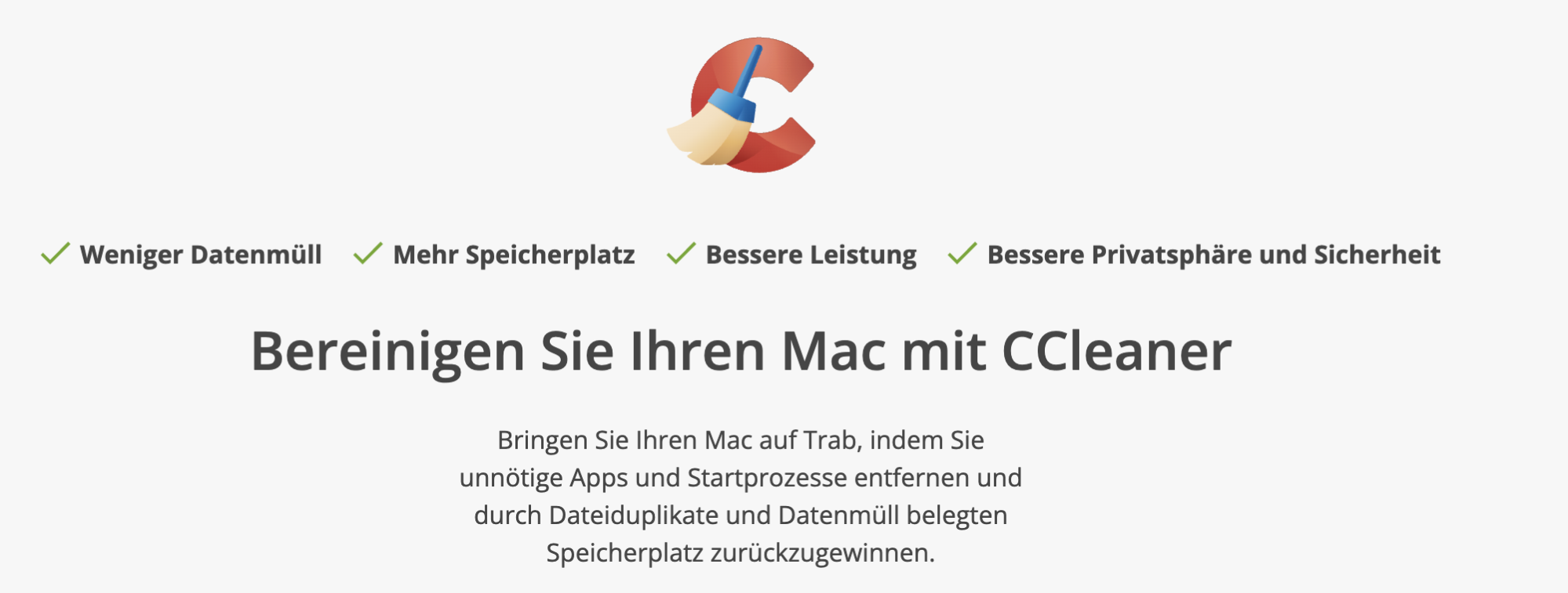 CCleaner für Mac Erfahrungen