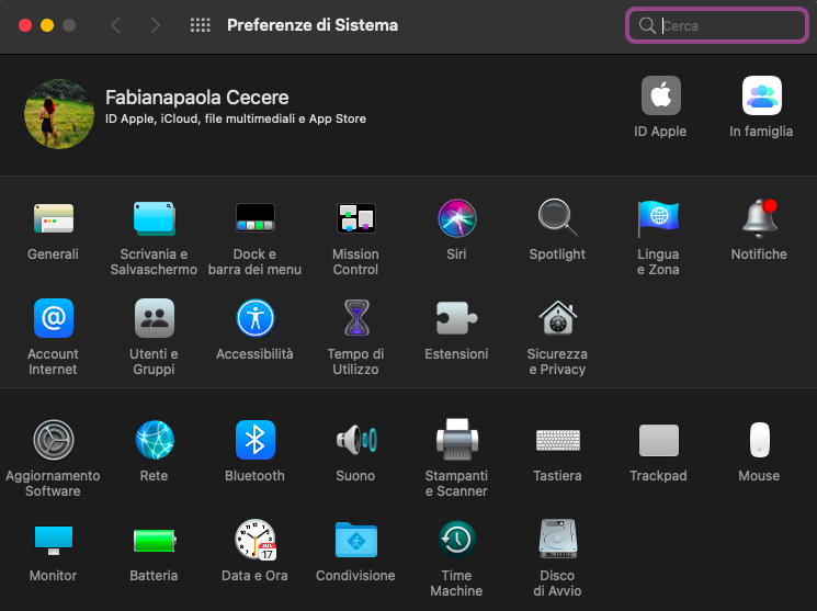 Per prepararsi a un aggiornamento, utilizzando Time Machine o backup completi, è necessario innanzitutto collegare un'unità esterna adatta. Quindi è necessario aprire le Preferenze di sistema, andare su Generali e selezionare Time Machine.