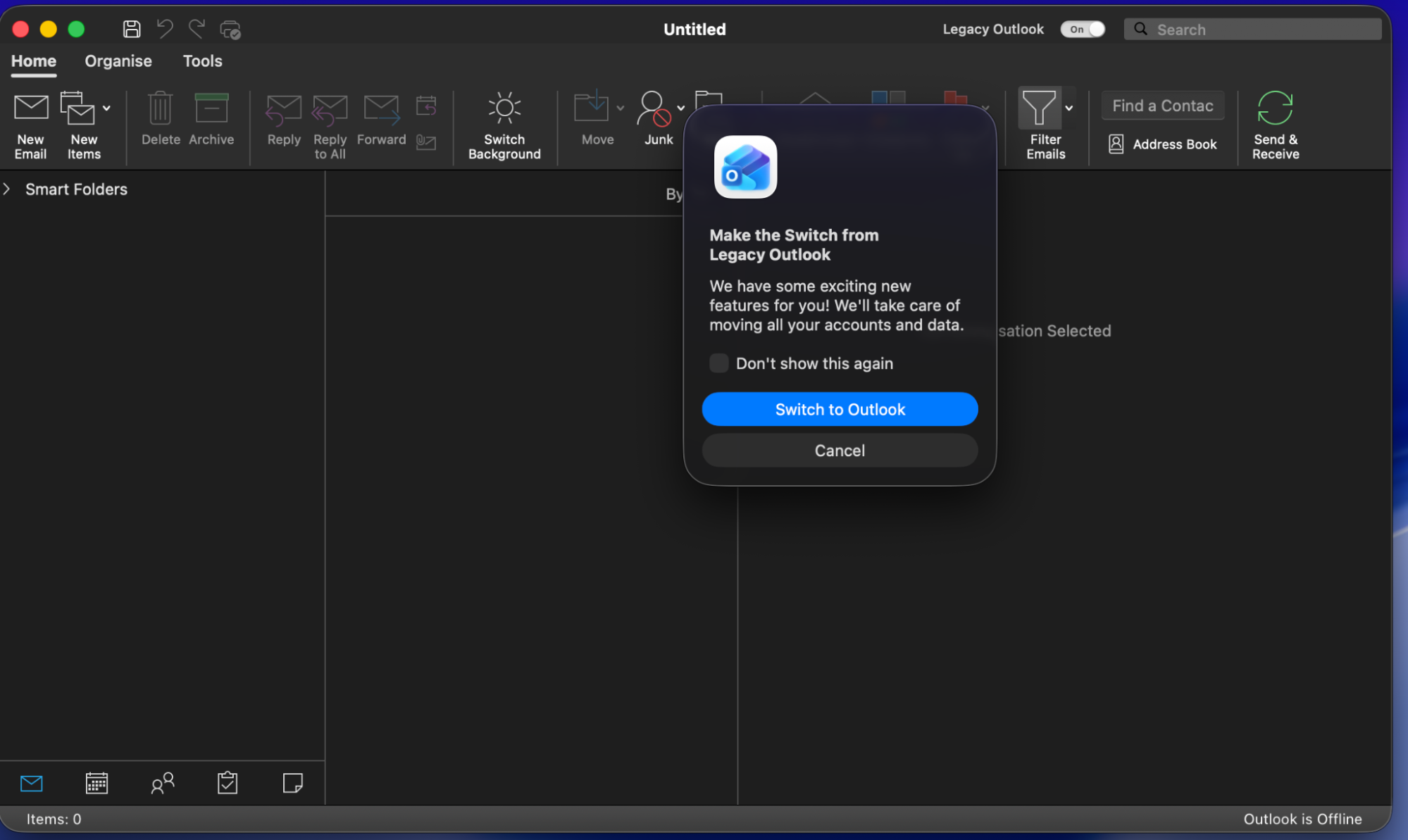 Now that you’ve checked sync issues and mailbox errors, switch back to New Outlook if that’s what you prefer once the log is clear.