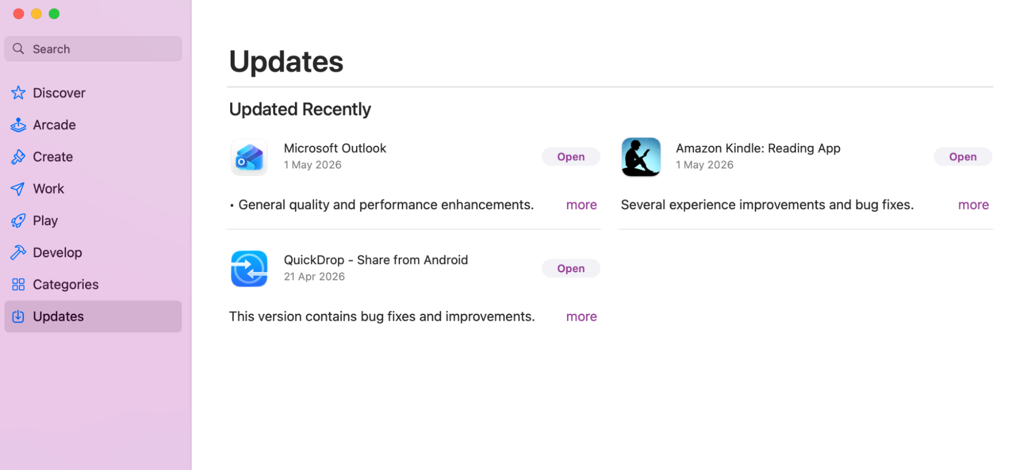 Outdated apps can also affect the speed and stability of macOS Tahoe. That’s why we recommend going into the App Store, clicking on Updates, and updating any apps that need it.