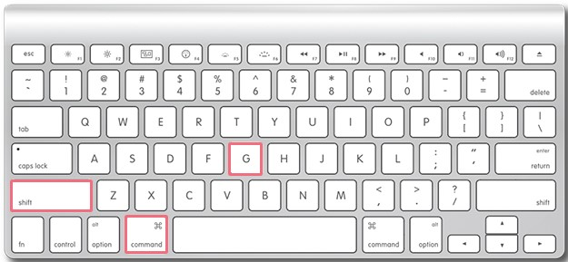 While in Finder, press Command + Shift + G on your keyboard to open the Go to Folder dialog and quickly navigate to a specific directory path.