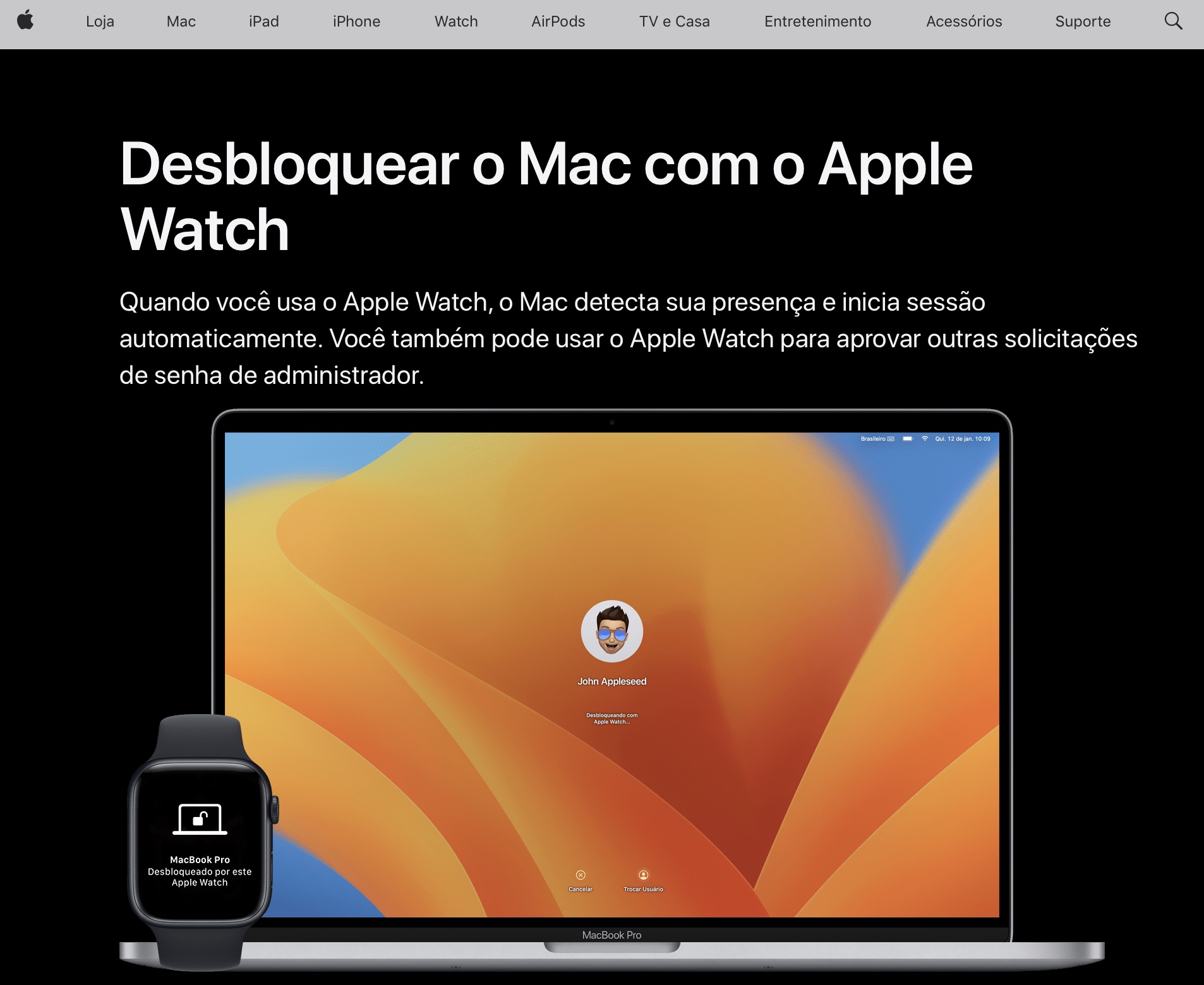 Um lembrete ou dica para todos os usuários de Mac: se você tiver um Apple Watch, seu laptop Apple poderá sair automaticamente da sessão quando você estiver próximo dele.