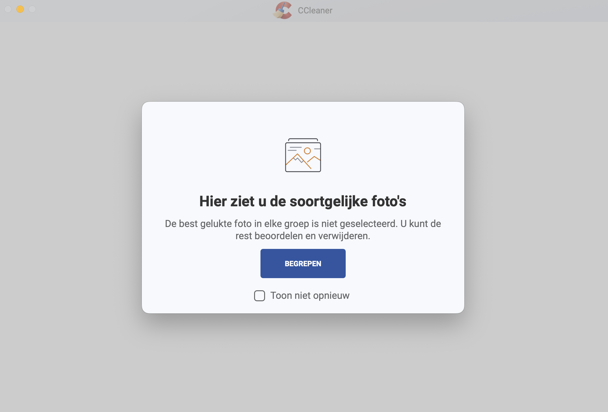 Gebruik de functie ‘Foto’s analyseren’ van CCleaner om de kwaliteit van de afbeeldingen op je Mac te beoordelen. De app analyseert of je foto’s bijvoorbeeld overbelicht, wazig of onderbelicht zijn.