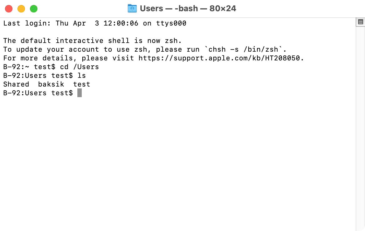 To check your account name, se Terminal. See the way the corresponding command should be entered.