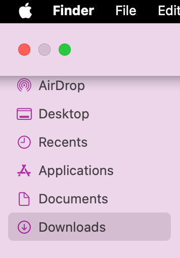 The quickest way to add the Downloads folder to your Dock is to find it in Finder. From the list of directories in Finder, click and hold Downloads to be able to drag it into your Dock.