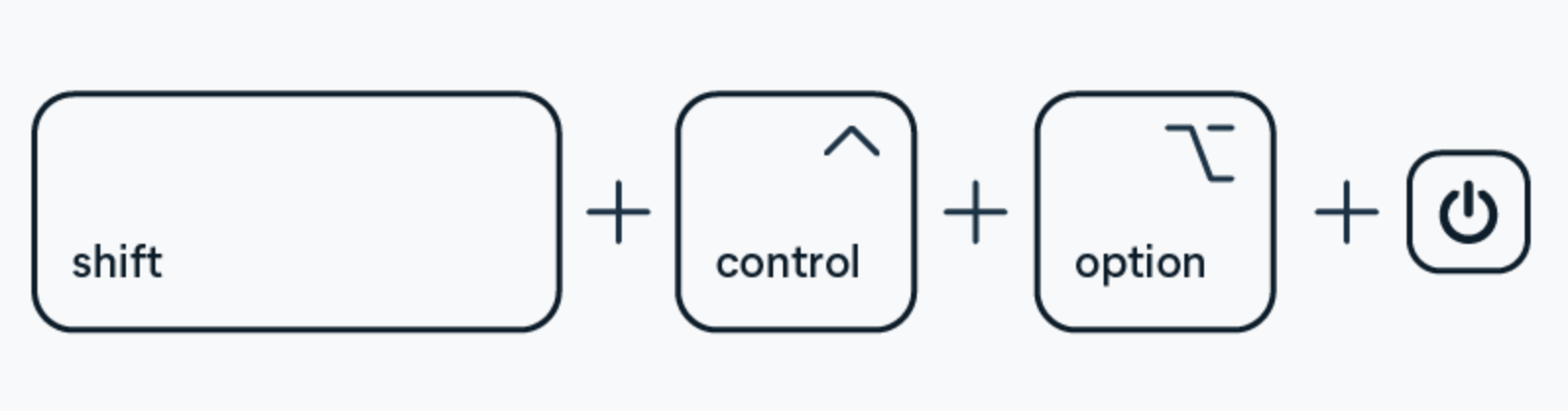 Para redefinir a NVRAM, uma das soluções para as linhas na tela do MacBook, mantenha pressionadas as teclas Option + Command + P + R durante a reinicialização.