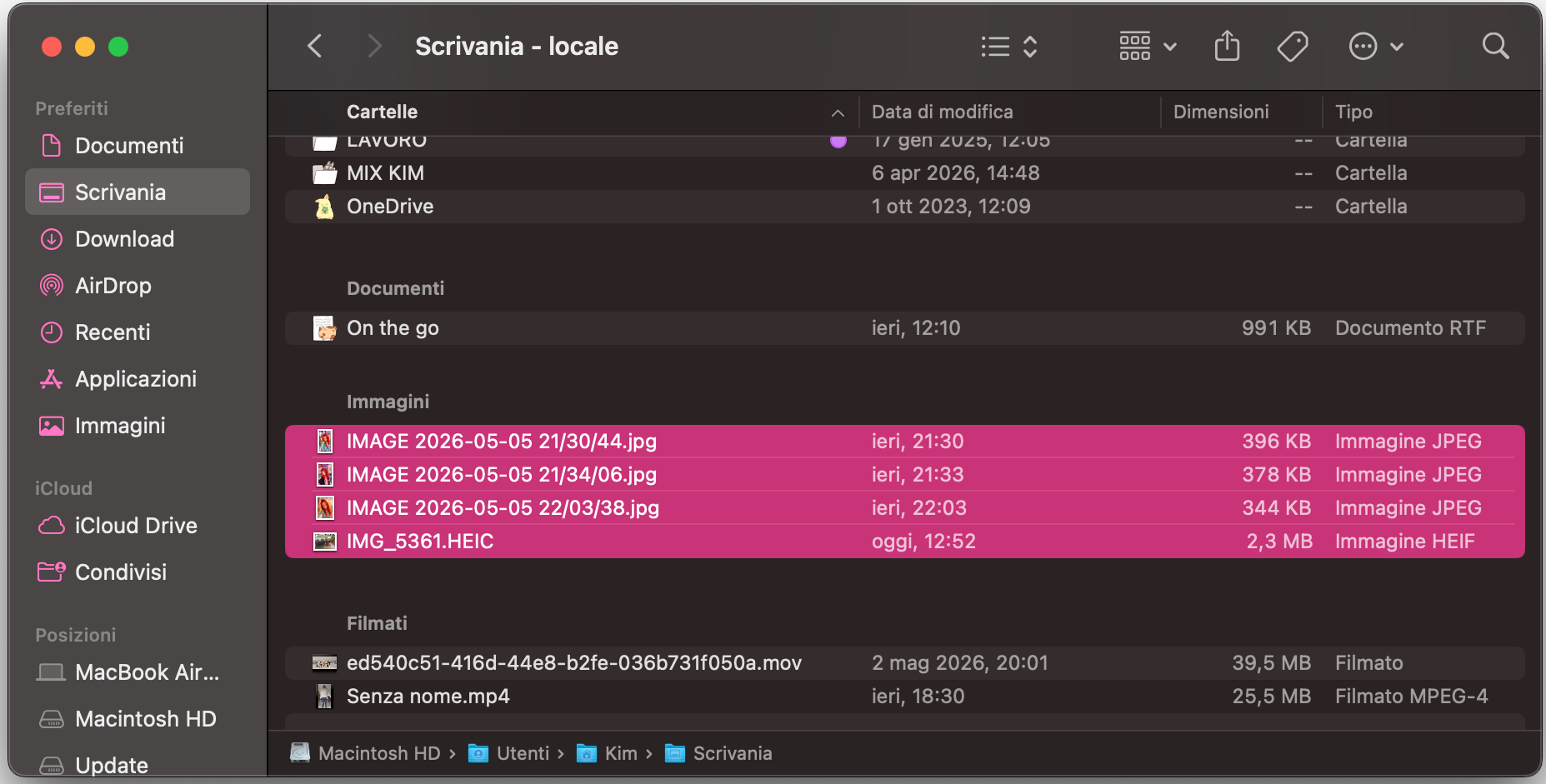 Converti in batch le tue immagini nel Finder selezionandole e scegliendo di aprirle con Anteprima. Qui avrai tutte le opzioni di cui hai bisogno per convertire correttamente le tue foto.