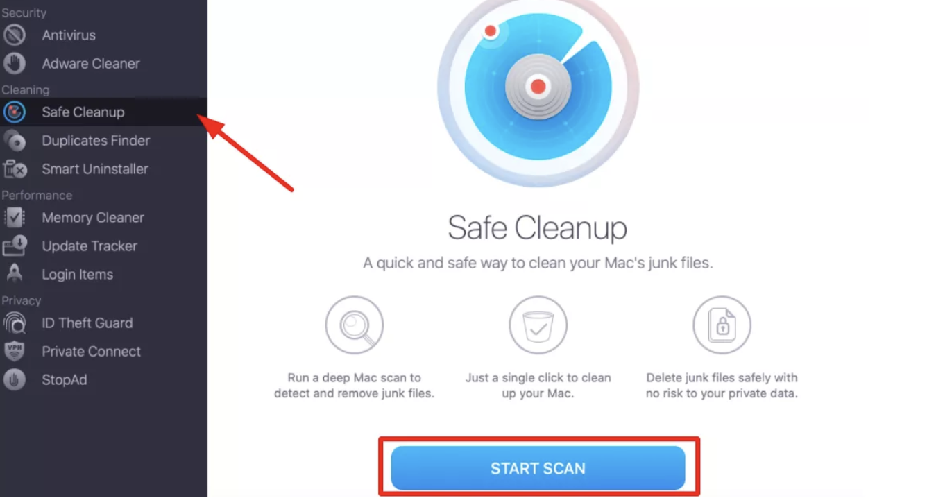 To clear out your Mac, you can use third-party tools like MacKeeper's Safe Cleanup. To use this feature, download MacKeeper and then navigate to Cleaning > Safe Cleanup.