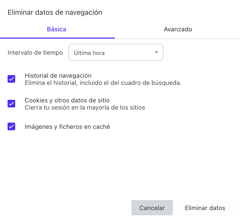 Ventana Borrar datos de navegación de Opera en un Mac. Cómo arreglar servicio de cuentas quiere acceder a los mensajes de llavero de inicio de sesión.