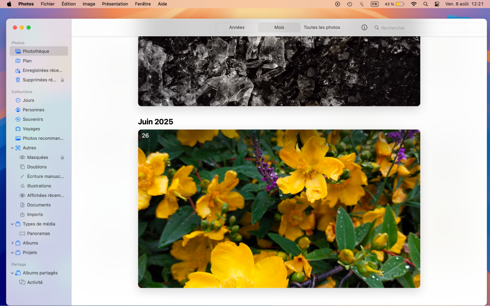 Pour transférer facilement des photos iCloud vers votre Mac, ouvrez d’abord l’application Photos sur votre ordinateur.
