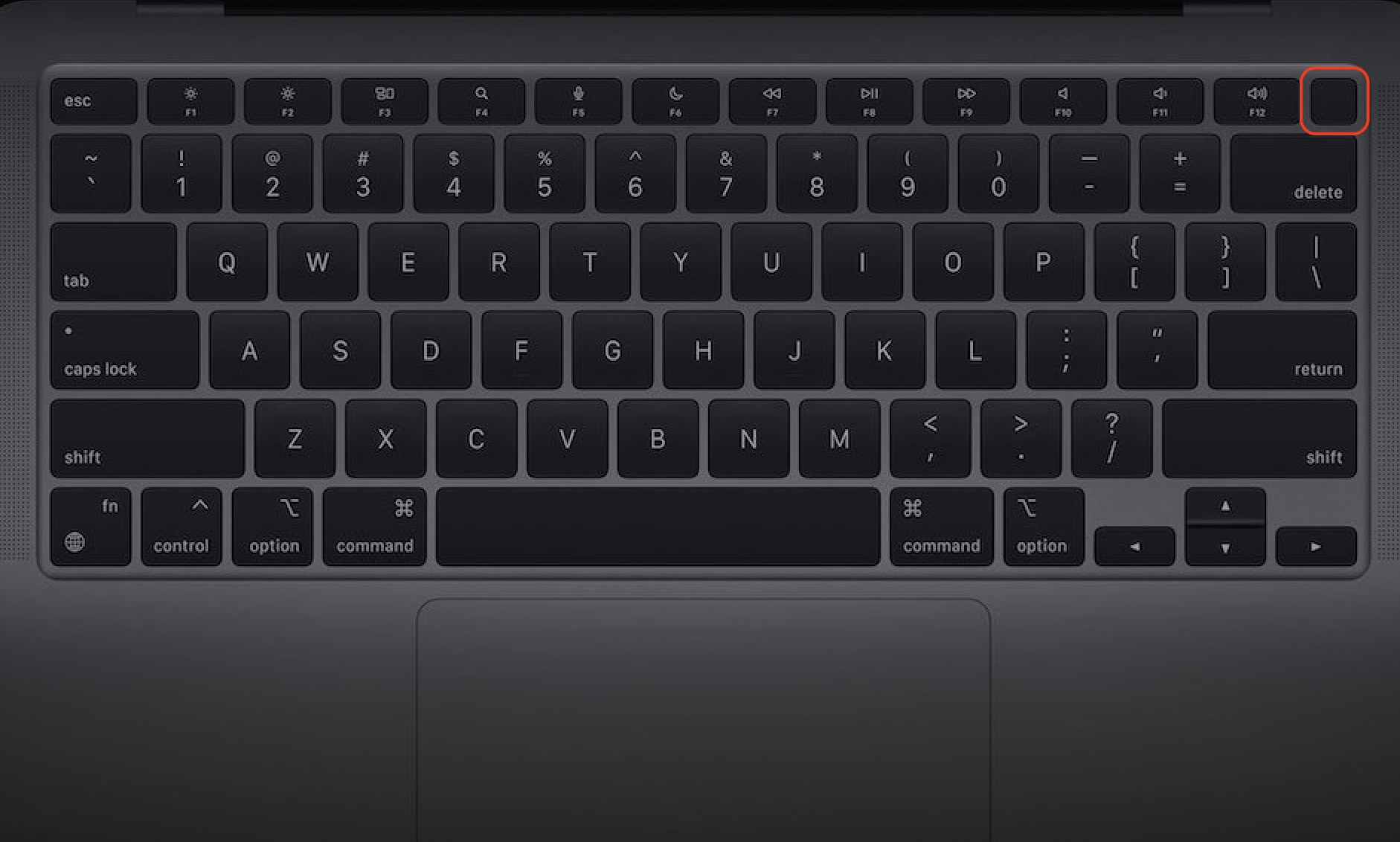 Per eseguire Apple Diagnostics su Mac Silicon, inizia tenendo premuto il pulsante di accensione del tuo computer Apple.