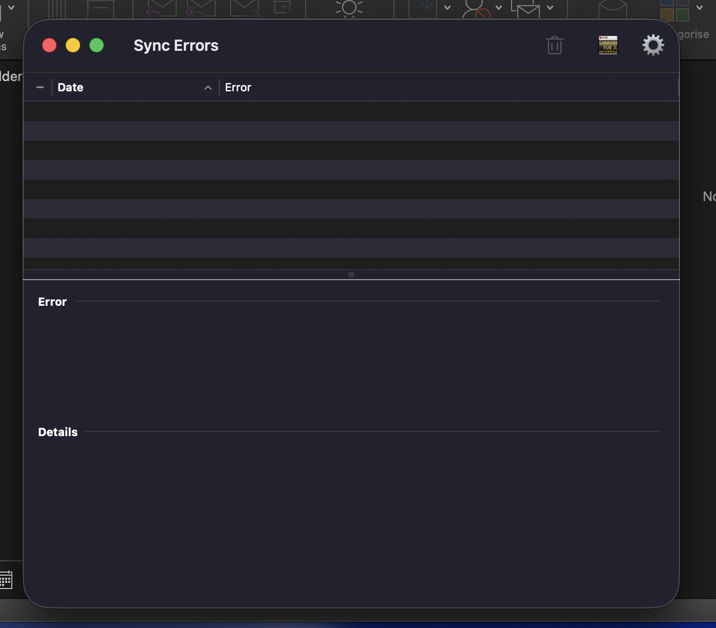 The next step is to delete any emails or attachments that failed to upload. This is part of the process to check sync issues and mailbox errors.