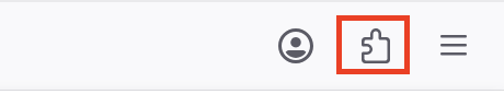 Om een extensie uit Firefox te verwijderen, klik je rechtsboven op het puzzelstukje-pictogram en kies je Extensies beheren.
