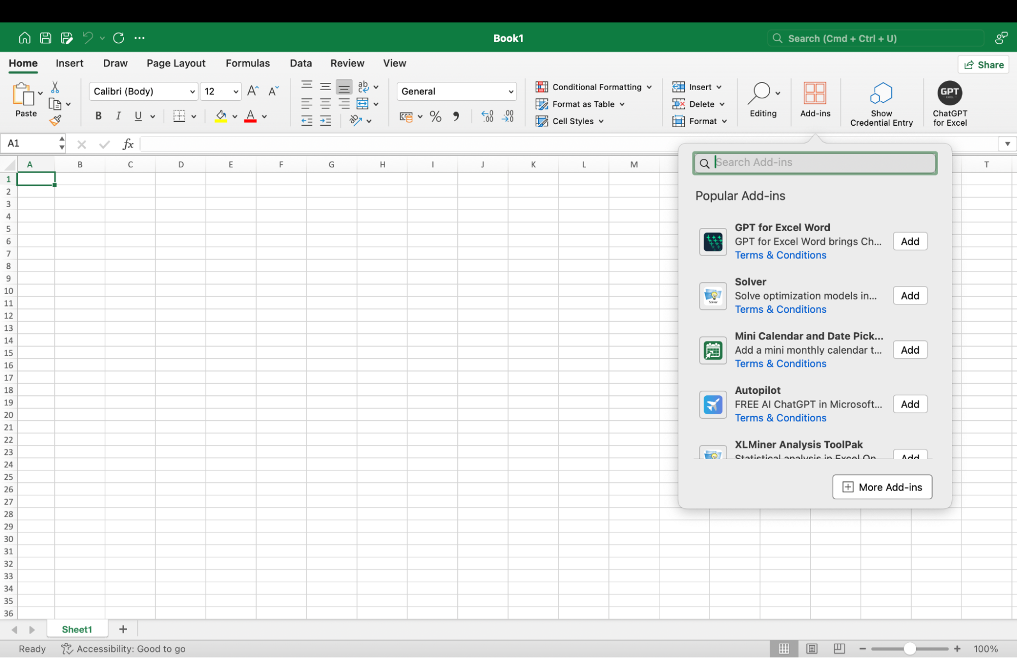 Open the Add-ins tab in Excel, review the list of installed add-ins, and identify those you no longer use for better performance.