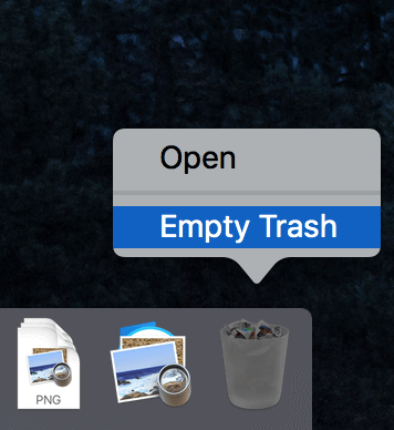 Right-click or Control-click the Trash in your Dock, then select Empty Trash and confirm to permanently finalize the removal of Skype from your Mac.