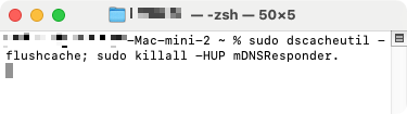 Sometimes, you can fix problems with your internet connection by flushing your DNS cache. You can do this through the macOS Terminal command-line tool.