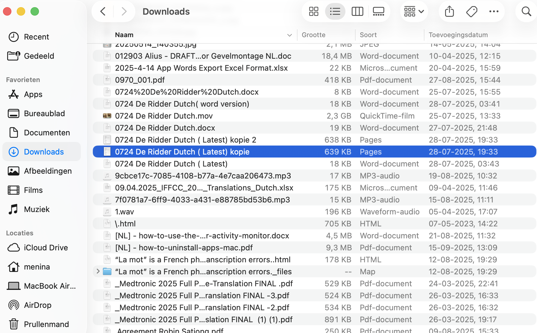 Je kunt verdachte bestanden aantreffen in je Downloads-map. Het verwijderen daarvan kan precies zijn wat nodig is om je Mac te beschermen tegen mogelijke infecties.