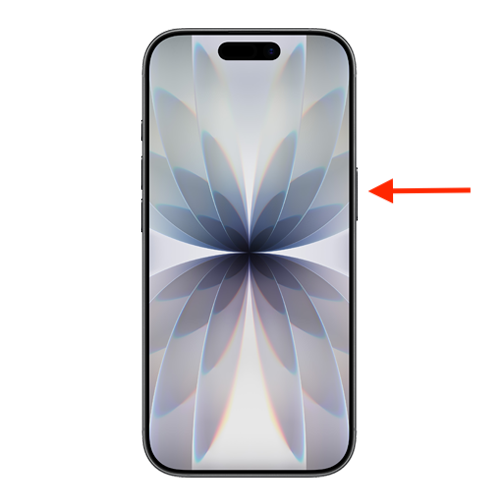 To fix the iPhone Mirroring issue on your Mac, go to your iPhone and press the side button to lock it.