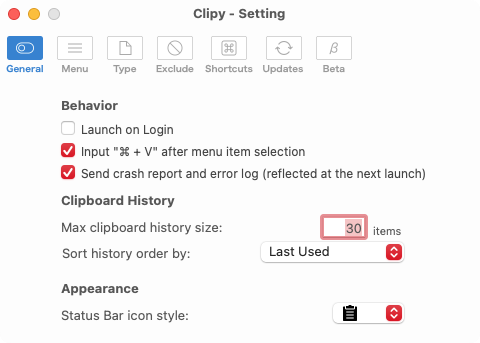 Supera i limiti della funzione copia-incolla di base del tuo Mac con Clipy. Ti offre un maggiore controllo su ciò che copi e incolli.