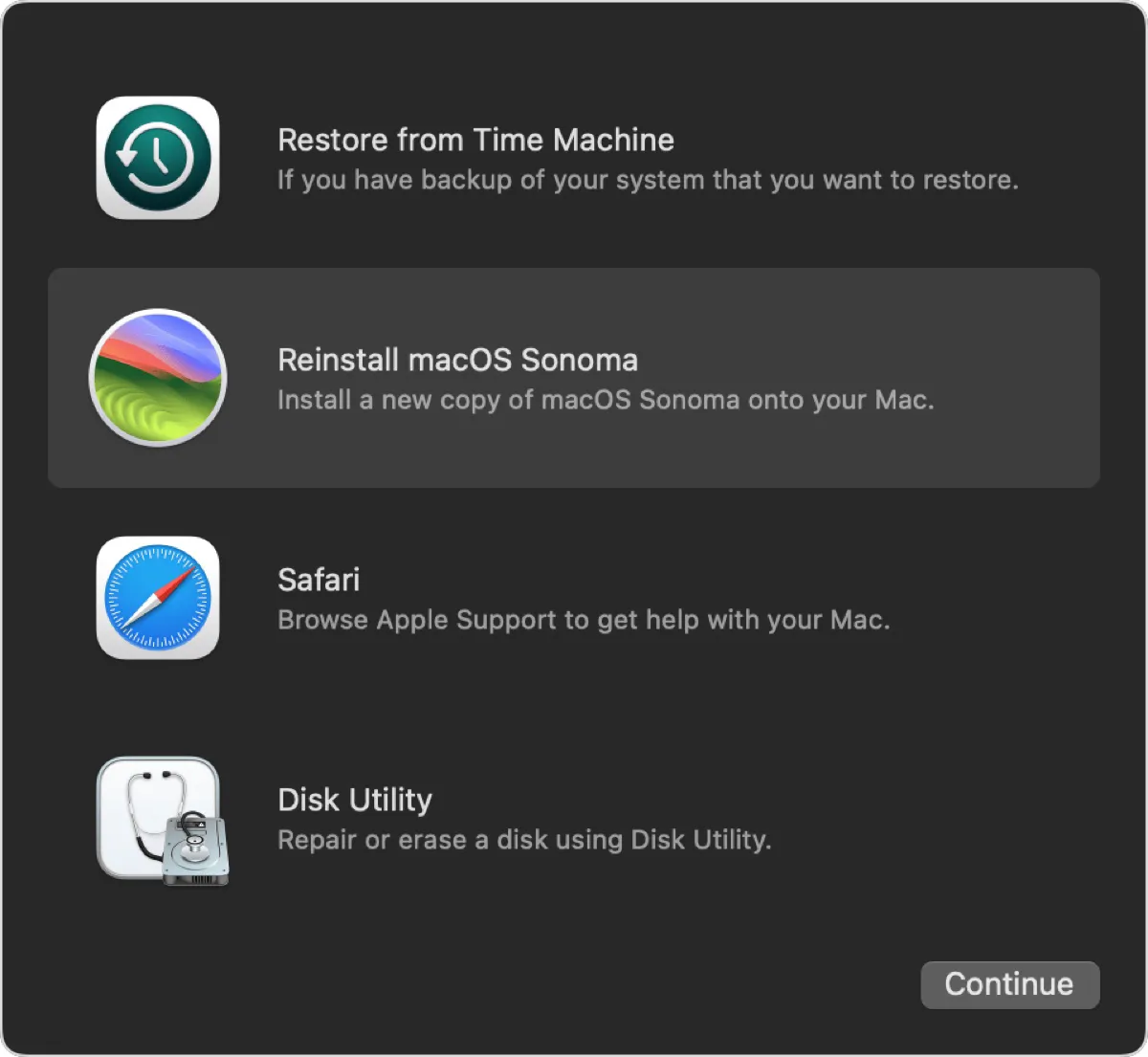 Sometimes, third-party apps can interfere with macOS updates. If you run the update process in Recovery Mode, it won't load those third-party apps.