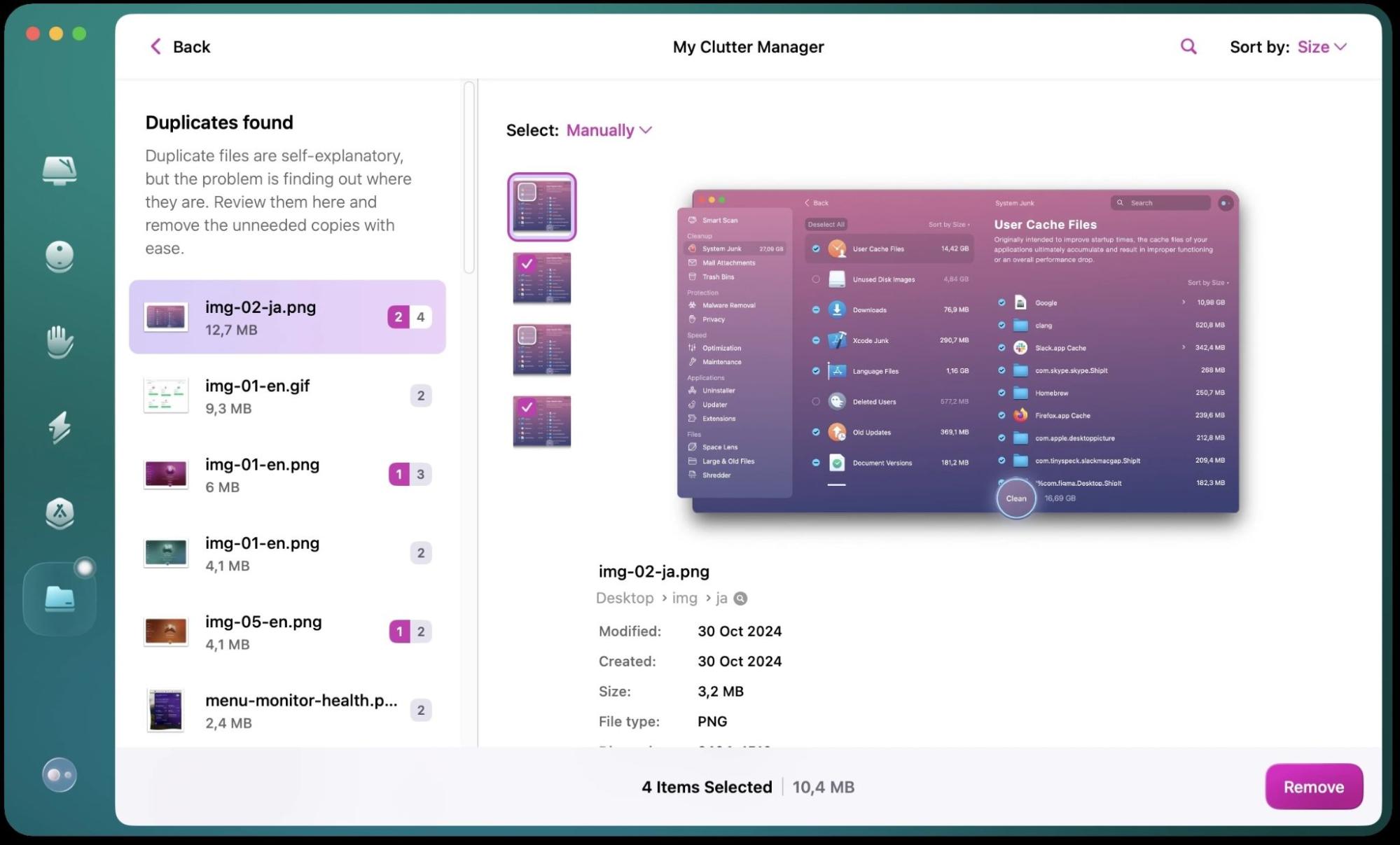 CleanMyMac offers a suite of advanced Mac cleaning features and, despite its price, remains a popular choice for finding duplicate and similar files.