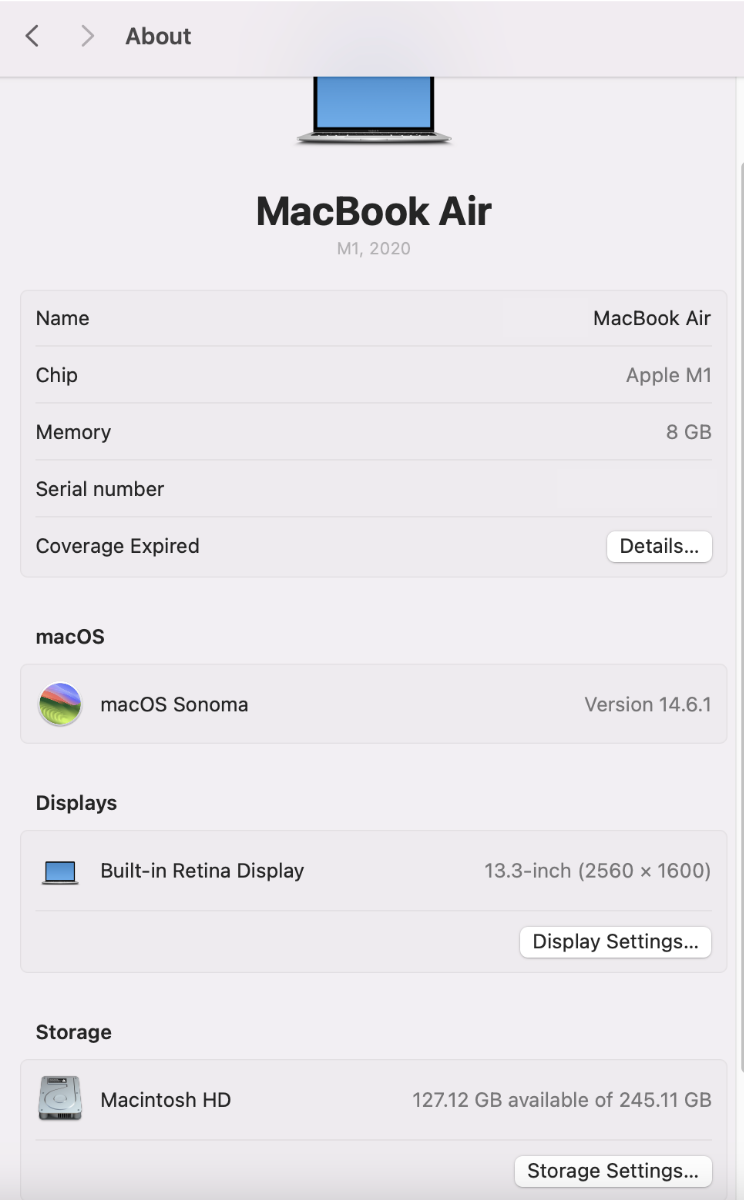 This additional information can help you better cross-reference against your preferred macOS to see if your device could, in fact, support the download and run as required. If not, it could be a sign your Mac is getting older.
