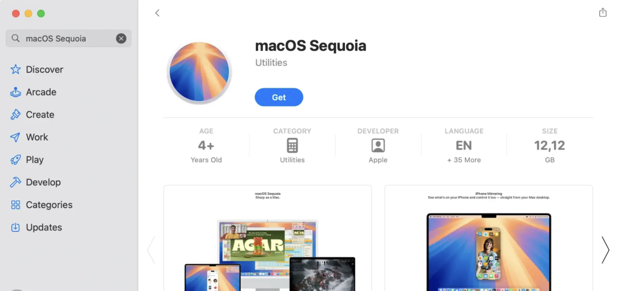 You can also try to download macOS Sequoia from the App Store. This might help fix any stuck issues you are facing when trying to download the OS through the Software Updates section in System Settings.