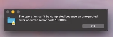 If you see error code 100006, it's because your Mac was unable to read from or write to an external hard drive or SSD, and there are many potential causes.
