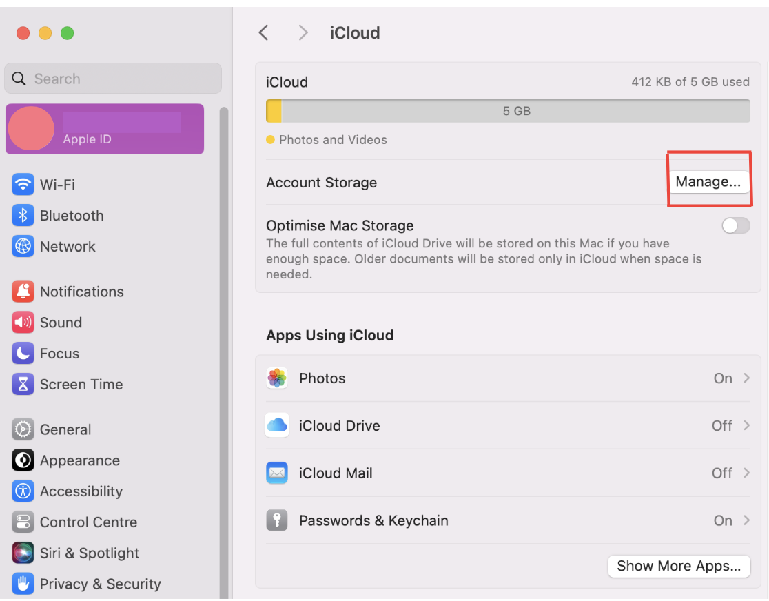 Removing unused apps and their data linked to your iCloud account is a very straightforward process. Begin by opening up your iCloud account through your device Settings. Then click on Manage. Removing unused apps and their data linked to your iCloud account is a very straightforward process. Begin by opening up your iCloud account through your device Settings. Then click on Manage.