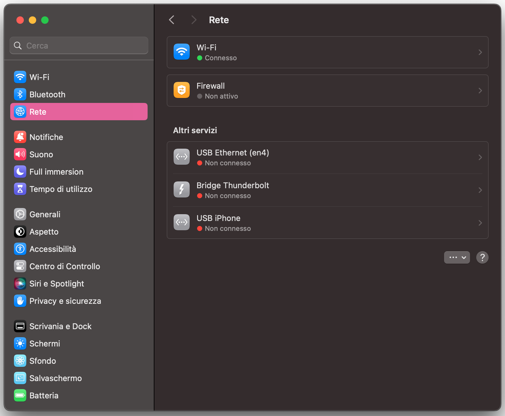 Le impostazioni DNS del tuo Mac possono rallentare Safari. Vai su Impostazioni di sistema, seleziona Rete e poi Ethernet o Wi‑Fi.
