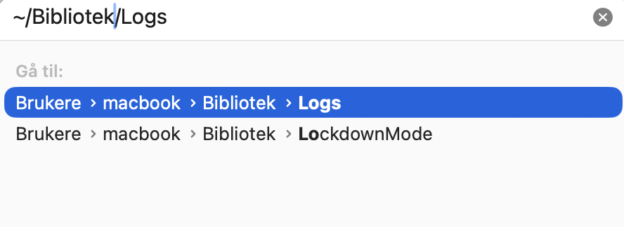 Du kan finne og fjerne filer fra Logs-mappen din for å frigjøre plass på Macen din, noe som kan være lagret under systemdata.