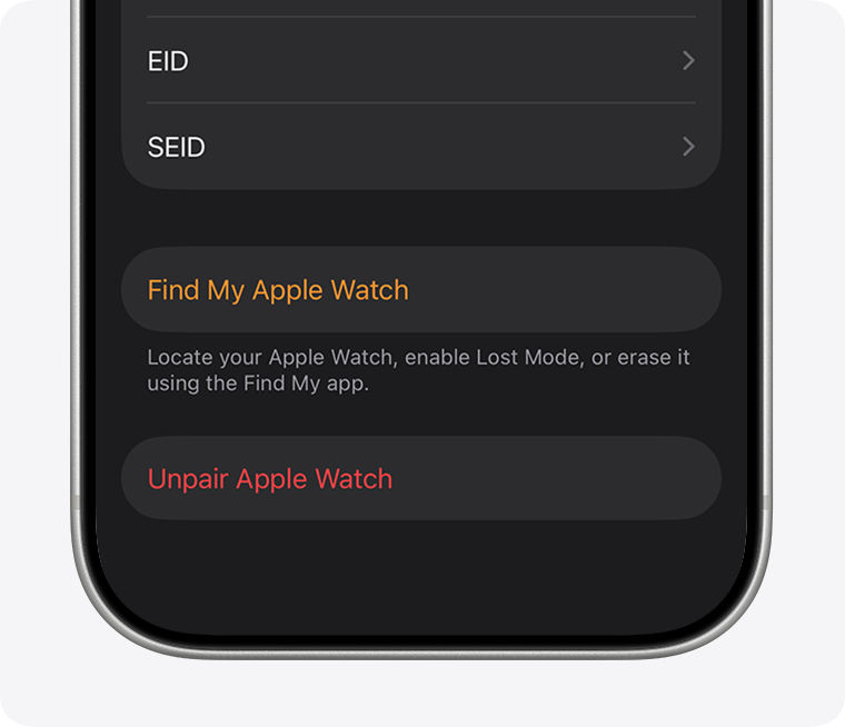 Open the Watch app on your iPhone, go to My Watch, and confirm your Apple Watch is properly paired and connected to your device.