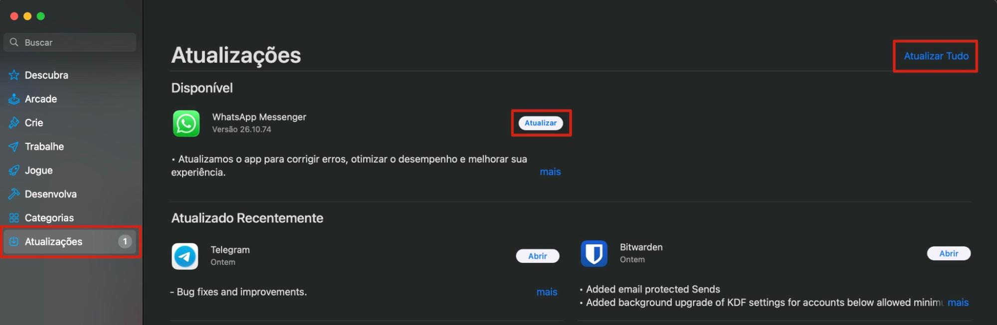 O seu FaceTime pode precisar de uma atualização para funcionar corretamente. Vá até a App Store e verifique se há atualizações disponíveis para o FaceTime.