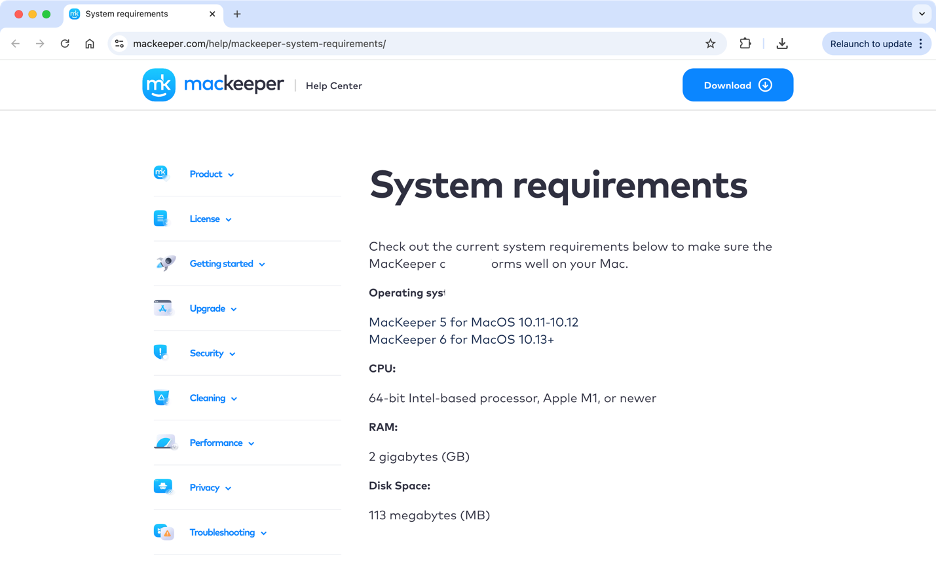 To check whether the app is compatible with your macOS version, go to the official website to find the system requirements.