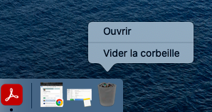 La dernière étape consiste à effacer les fichiers caches inutiles en les plaçant dans la Corbeille puis en vidant celle-ci. Vous vous débarrasserez alors du cache dans Safari.