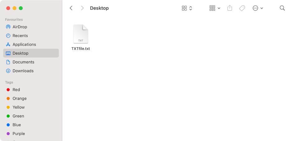 To use a TXT file on a Mac using Terminal, go to your chosen location to find the document.