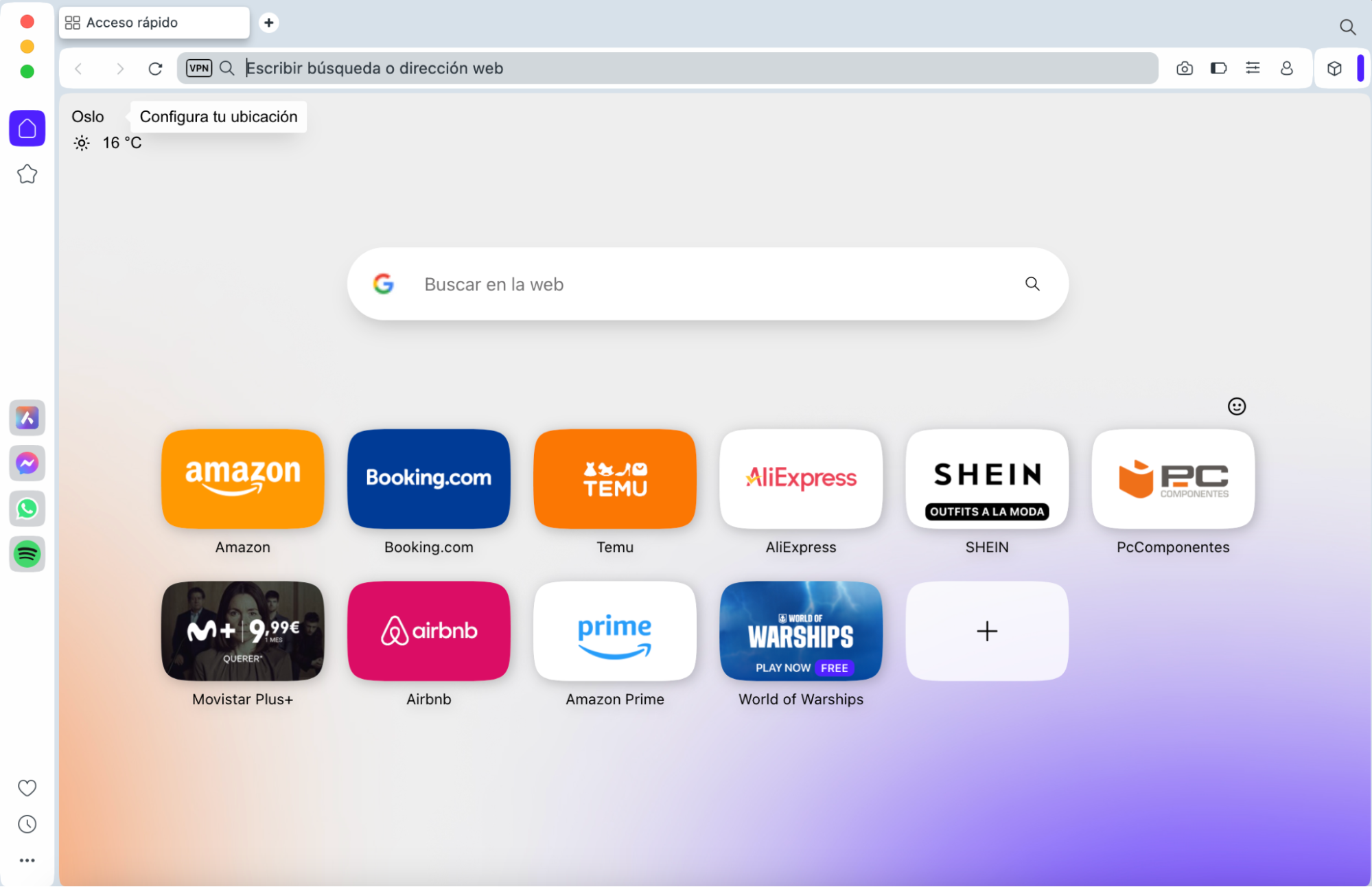 Otro navegador web de primera categoría que los usuarios de Mac deberían tener en cuenta es Opera. Sus características únicas y su diseño ligero limitan la potencia de procesamiento y los recursos, lo que mejora la velocidad y la memoria.