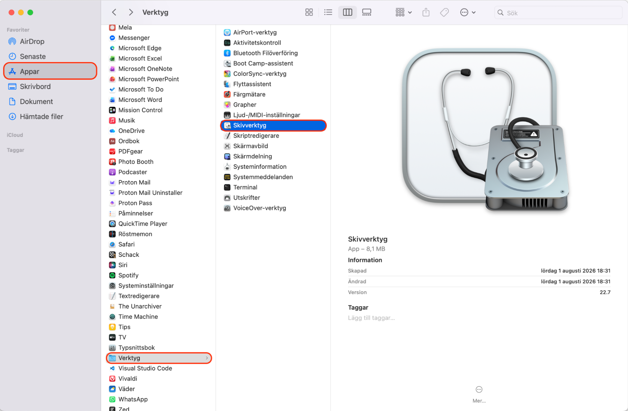 Skivkontroll med hjälp av Skivverktyg är ett annat underhållsverktyg du kan använda för att optimera din Mac efter att ha uppdaterat till den senaste macOS-versionen eller uppdaterat alla dina installerade appar.