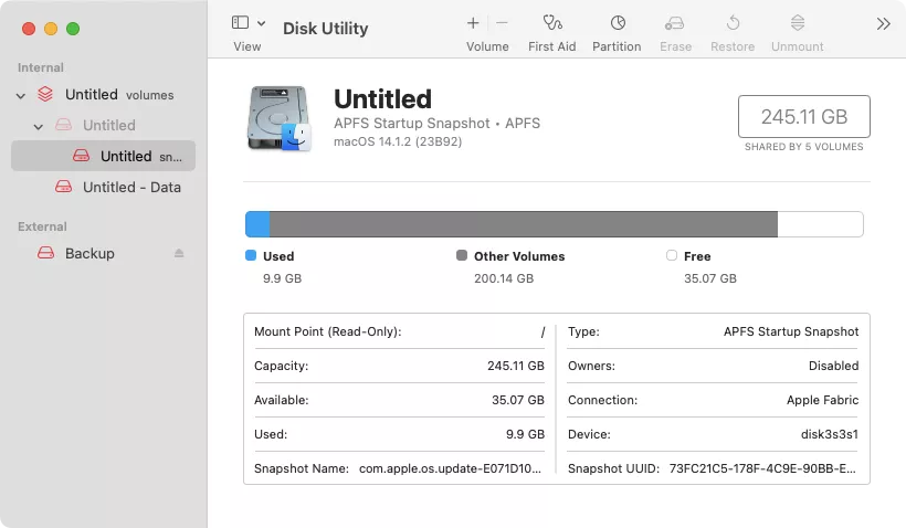 Launch Disk Utility, look in the sidebar under External, and check whether your SD card appears in the detected devices list.